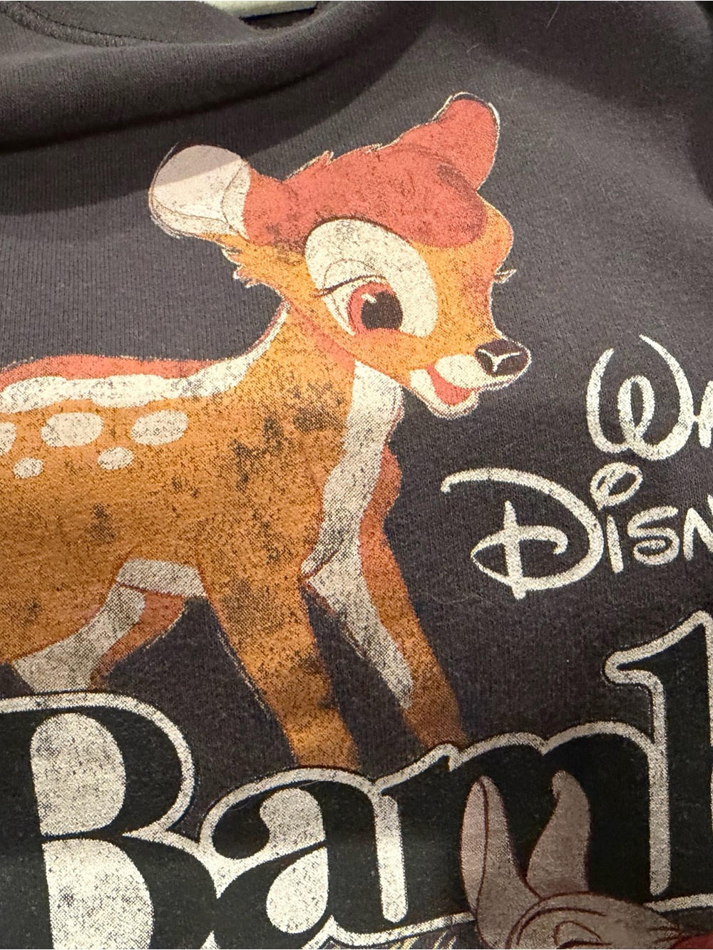 abercrombie kids Black Walt Disney Bambi Graphic Sweatshirt - Picture 4 of 4